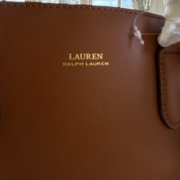 Lauren Ralph Lauren Brown Marcy large tote bag NWT - Picture 3 of 14